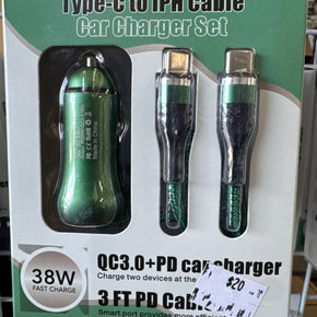 Super fast charger with Type c cable you can use type and USB image 0