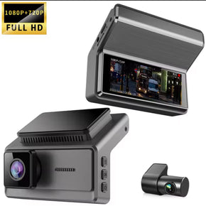 1080 HD 2 Channel Dashcam front and back image 0