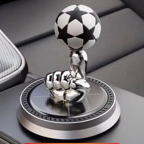 For car Dashboard decoration work with solar auto rotation image 0