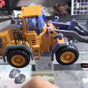 Toy digger with rechargeable battery with remote control