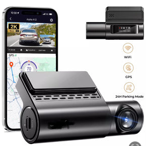 1 channel 2k Front Dashcam for car and truck with app image 0