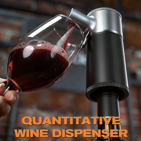 Vine dispenser high quality rechargeable one time charge 100 bottles will empty